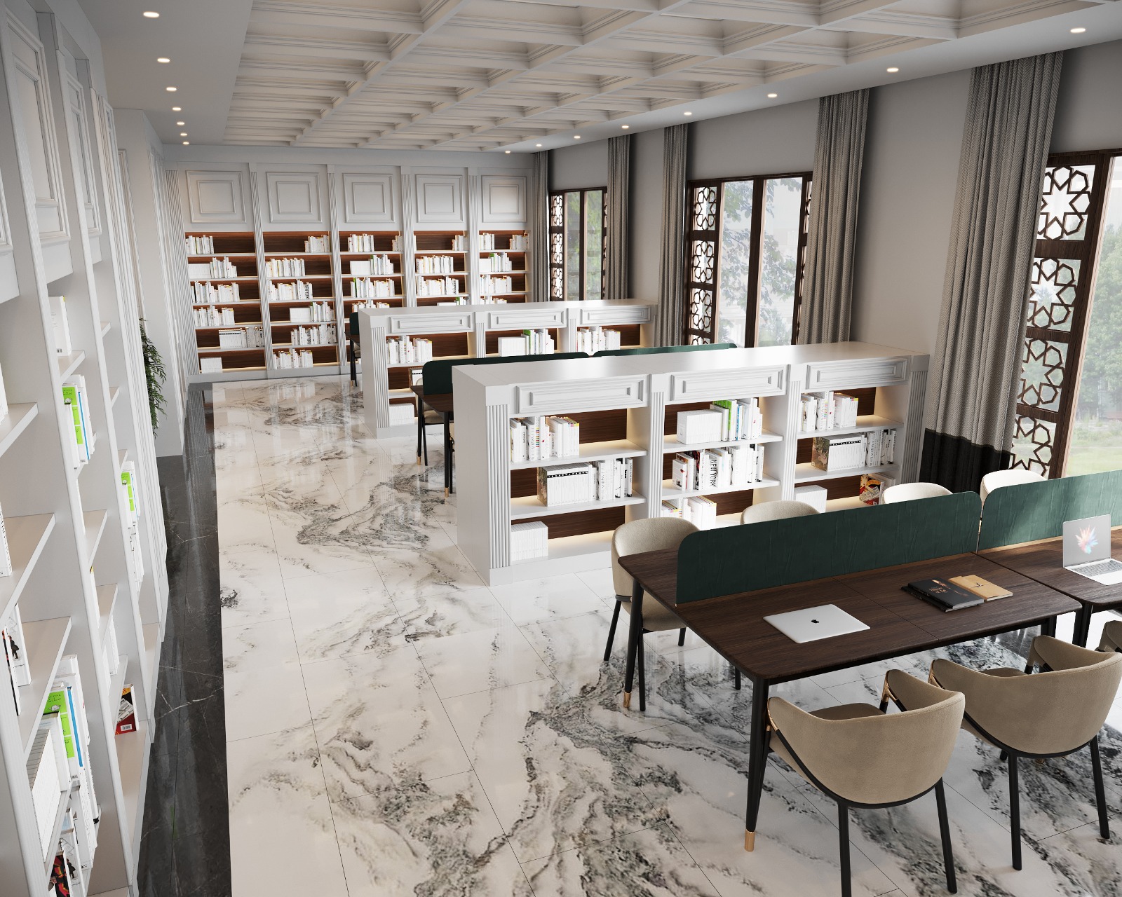 İKİ PINAR KÜTÜPHANESİ