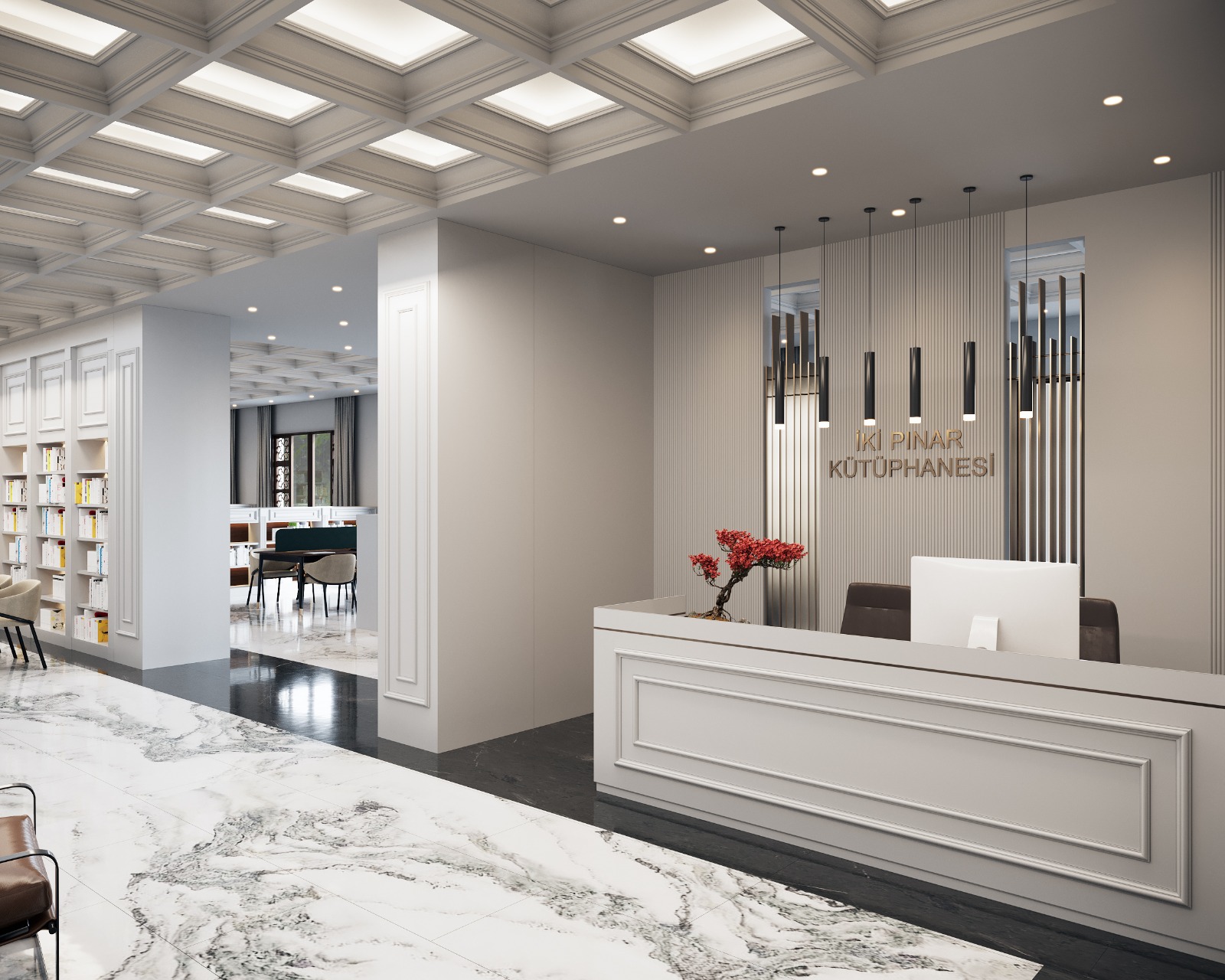 İKİ PINAR KÜTÜPHANESİ